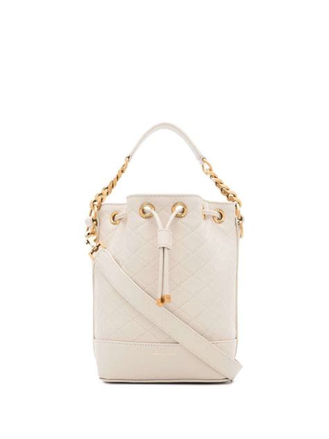 ysl emmanuelle bucket bag mattelass|Emmanuelle matelassé quilted leather bucket bag .